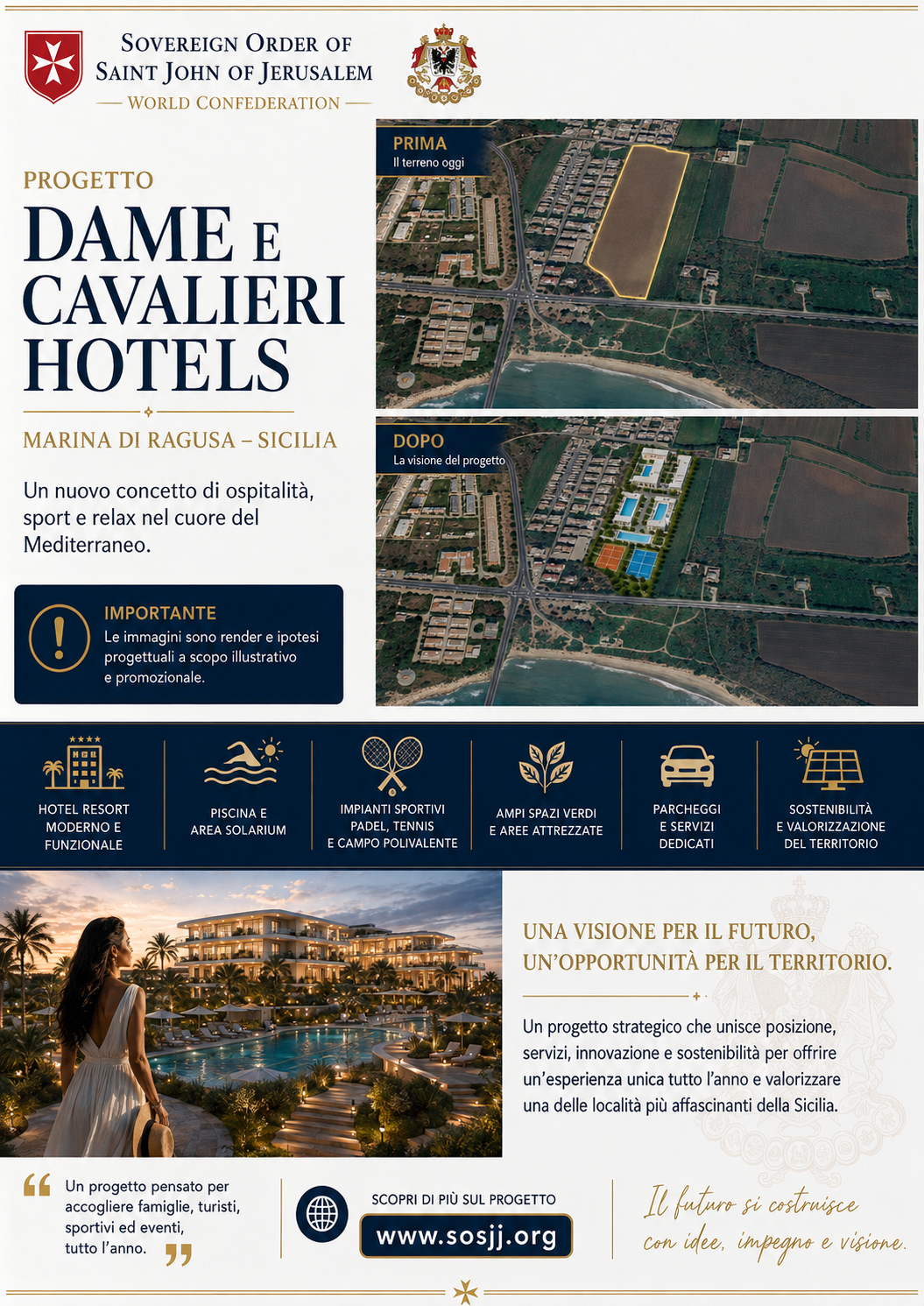 Dame e Cavalieri Hotels - presentazione del progetto a Marina di Ragusa